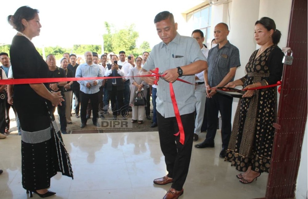 P Bashangmonba Chang inaugurated Modern Mechanical Workshop cum Training Centre at Shokhuvi, Chümoukedima on September 25. (DIPR Photo)